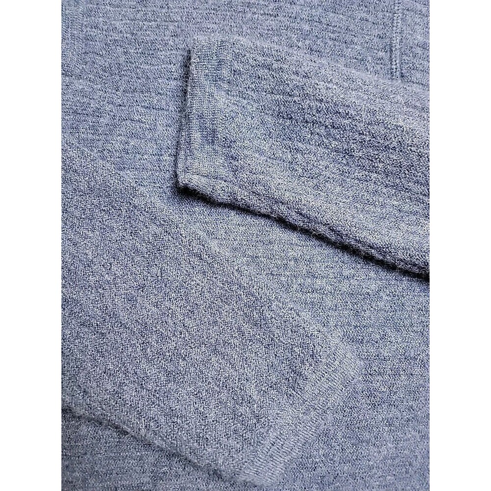 Carnoustie Sweater 1/4 Zip Pullover Mens M Blue Baby Alpaca Golf Preppy Soft Dad - Picture 5 of 12